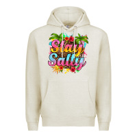 Oatmeal Heather stay salty Premium Hoodie - RanaPortraitStore