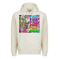 Oatmeal Heather fuck this fuck that Premium Hoodie - RanaPortraitStore