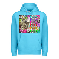 Ocean Blue fuck this fuck that Premium Hoodie - RanaPortraitStore