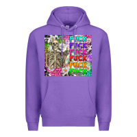 Purple fuck this fuck that Premium Hoodie - RanaPortraitStore