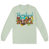 Matcha thankful mama cow Long Sleeve Tee - BarkalooDesign