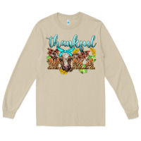 Mushroom thankful mama cow Long Sleeve Tee - BarkalooDesign