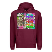 Burgundy fuck this fuck that Premium Hoodie - RanaPortraitStore