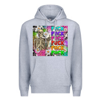 Heather Grey fuck this fuck that Premium Hoodie - RanaPortraitStore