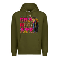 Army Green graduate 2023 Premium Hoodie - RanaPortraitStore