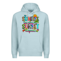 Blue Mist sunrise sunburn sunset repeat Premium Hoodie - RanaPortraitStore