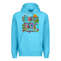 Ocean Blue sunrise sunburn sunset repeat Premium Hoodie - RanaPortraitStore