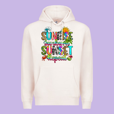 Premium Hoodie sunrise sunburn sunset repeat