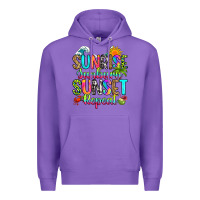 Purple sunrise sunburn sunset repeat Premium Hoodie - RanaPortraitStore