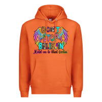 Carrot don't stop believin' hold on to that feelin' Premium Hoodie - RanaPortraitStore
