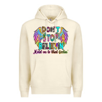 Sandshell don't stop believin' hold on to that feelin' Premium Hoodie - RanaPortraitStore