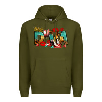Army Green diva Premium Hoodie - RanaPortraitStore