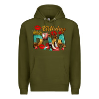 Army Green birthday diva Premium Hoodie - RanaPortraitStore