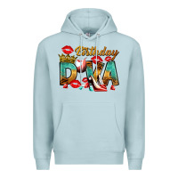 Blue Mist birthday diva Premium Hoodie - RanaPortraitStore