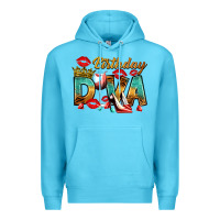 Ocean Blue birthday diva Premium Hoodie - RanaPortraitStore