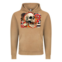 Vintage Camel firefighter skull Vintage Hoodie - AdoDesignShop