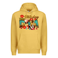 Antique Gold birthday diva Premium Hoodie - RanaPortraitStore