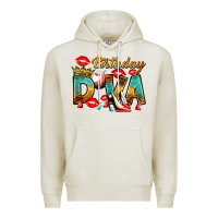 Oatmeal Heather birthday diva Premium Hoodie - RanaPortraitStore