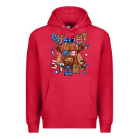 Cardinal oh my stars highland cow Premium Hoodie - RanaPortraitStore