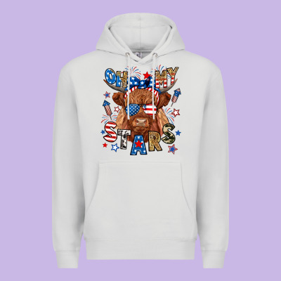 Premium Hoodie oh my stars highland cow