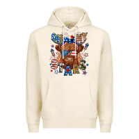 Tofu oh my stars highland cow Premium Hoodie - RanaPortraitStore