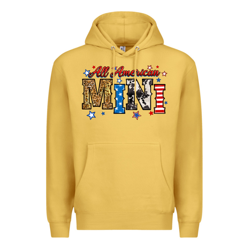 All American Mini Premium Hoodie by RanaPortraitStore | Teevron