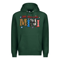 Sports Green all american mini Premium Hoodie - RanaPortraitStore
