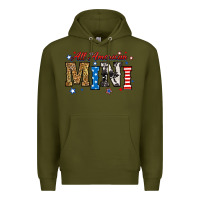 Army Green all american mini Premium Hoodie - RanaPortraitStore
