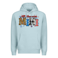 Blue Mist all american mini Premium Hoodie - RanaPortraitStore