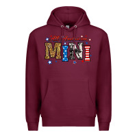 Burgundy all american mini Premium Hoodie - RanaPortraitStore