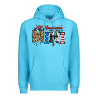 Ocean Blue all american mini Premium Hoodie - RanaPortraitStore