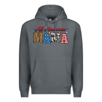 Rock all american mama Premium Hoodie - RanaPortraitStore