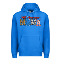 True Royal all american mama Premium Hoodie - RanaPortraitStore