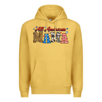 Antique Gold all american mama Premium Hoodie - RanaPortraitStore