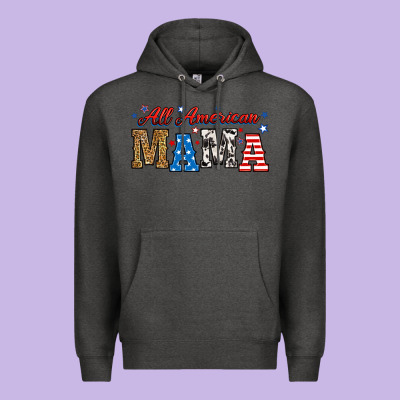 Premium Hoodie all american mama