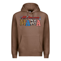 Chestnut all american mama Premium Hoodie - RanaPortraitStore