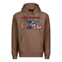 Chestnut all american girl Premium Hoodie - RanaPortraitStore