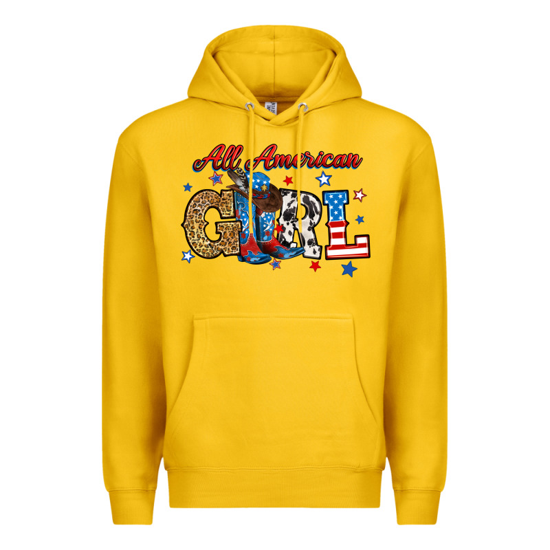 All American Girl Premium Hoodie by RanaPortraitStore | Teevron