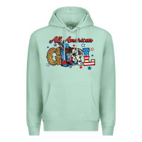 Seafoam all american girl Premium Hoodie - RanaPortraitStore