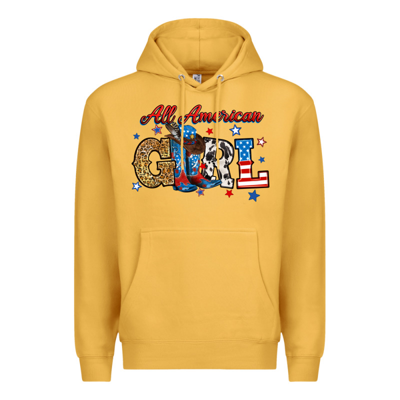 All American Girl Premium Hoodie by RanaPortraitStore | Teevron