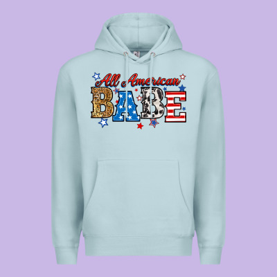 Premium Hoodie all american babe