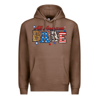 Chestnut all american babe Premium Hoodie - RanaPortraitStore