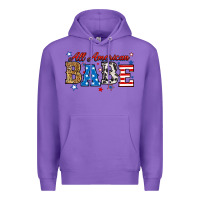 Purple all american babe Premium Hoodie - RanaPortraitStore