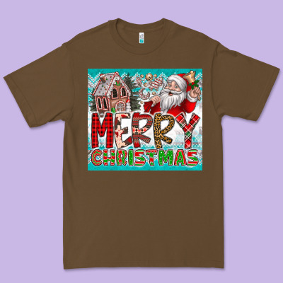 Merry Christmas Premium Tee Designed By Cowhidedigitalart