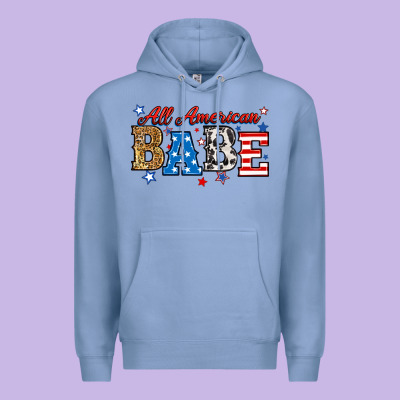 Premium Hoodie all american babe