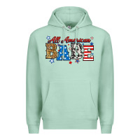 Seafoam all american babe Premium Hoodie - RanaPortraitStore