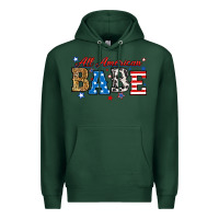 Sports Green all american babe Premium Hoodie - RanaPortraitStore