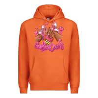 Carrot galentines afro girl sneakers Premium Hoodie - RanaPortraitStore