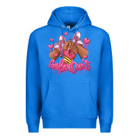 True Royal galentines afro girl sneakers Premium Hoodie - RanaPortraitStore