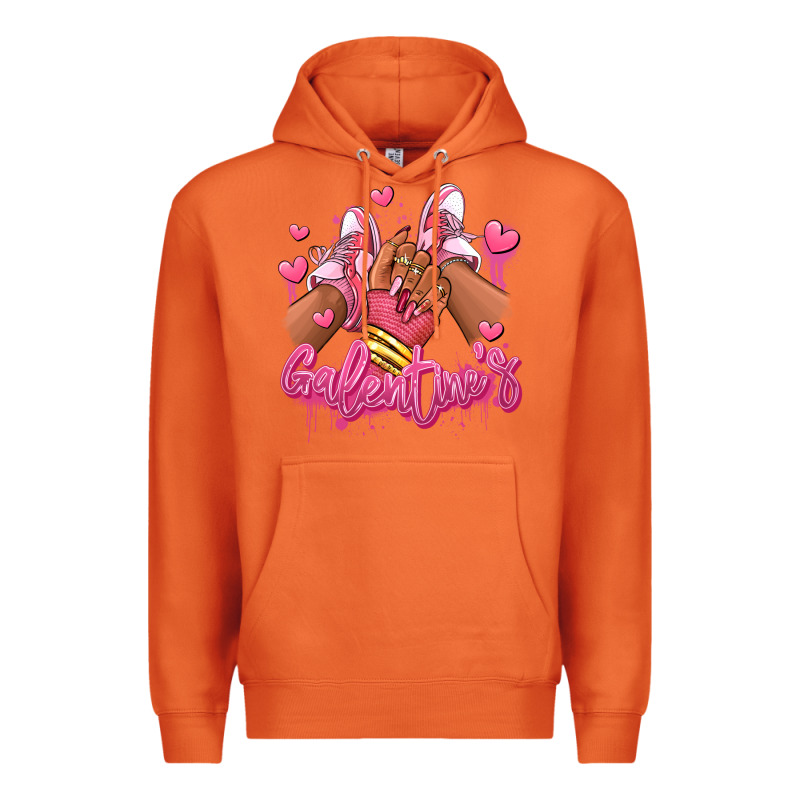 Galentines Afro Girl Sneakers Premium Hoodie by RanaPortraitStore | Teevron